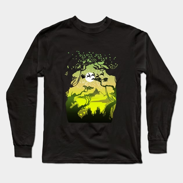 Chirstmas Eve Long Sleeve T-Shirt by pilipsjanuariusDesign